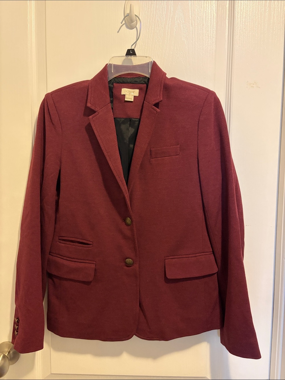 J. Crew Factory Women's Merlot Knit Blazer